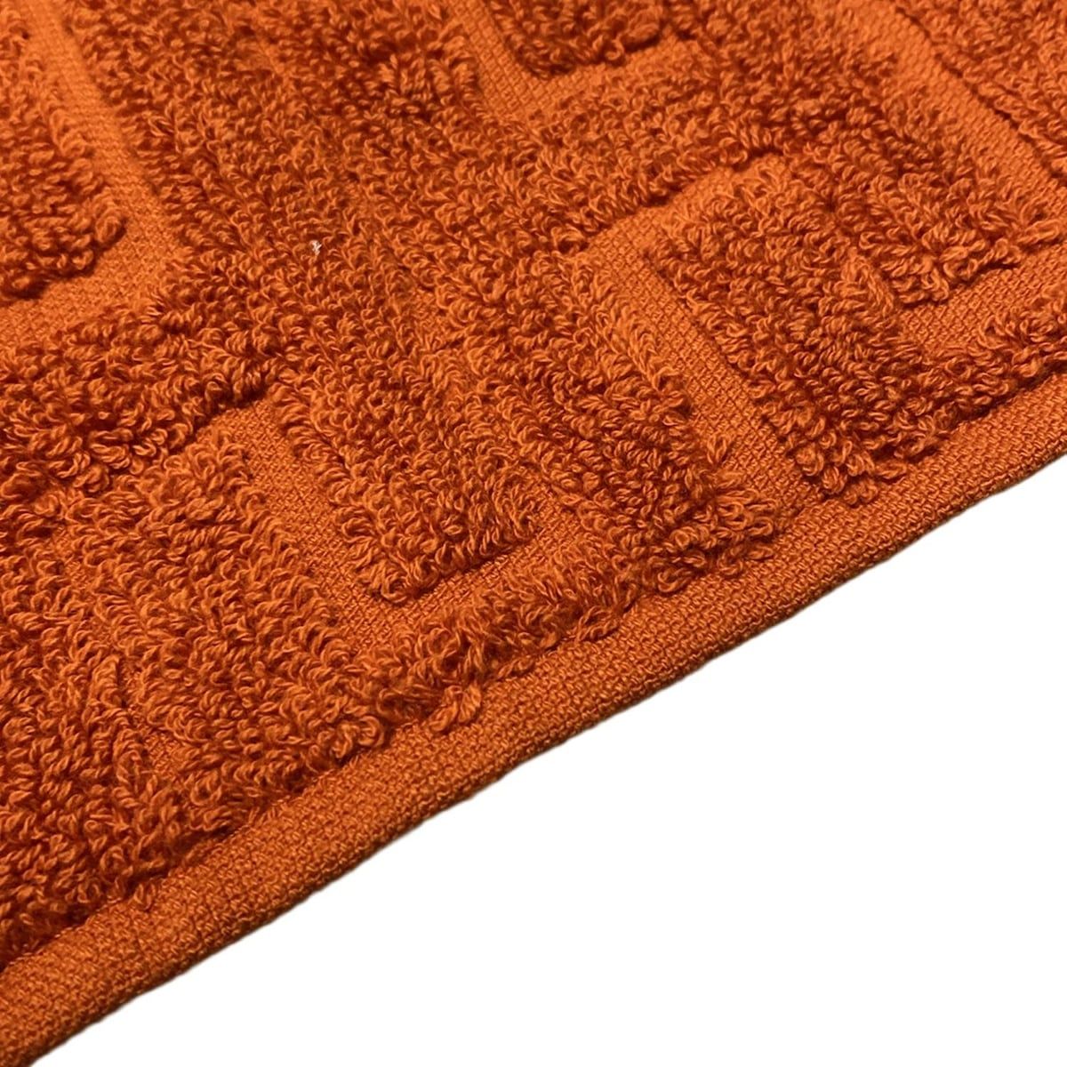 【未使用】HERMES エルメス　オレンジ　ハンドタオル HERMES(エルメス) 小物美品 - オレンジ フェイスタオル コットン