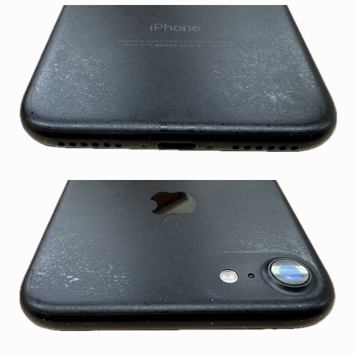 “Designed by Apple in California” 小さい方 ランクB】docomo iPhone7 ブラック SIMロック解除済-【25％OFF】