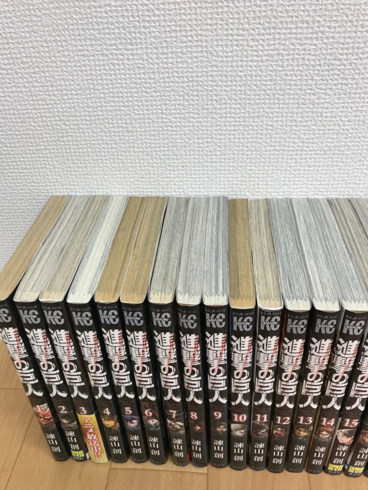 ☆ 進撃の巨人 1巻～34巻 全巻セット 諌山創《RV13C》① - メルカリ