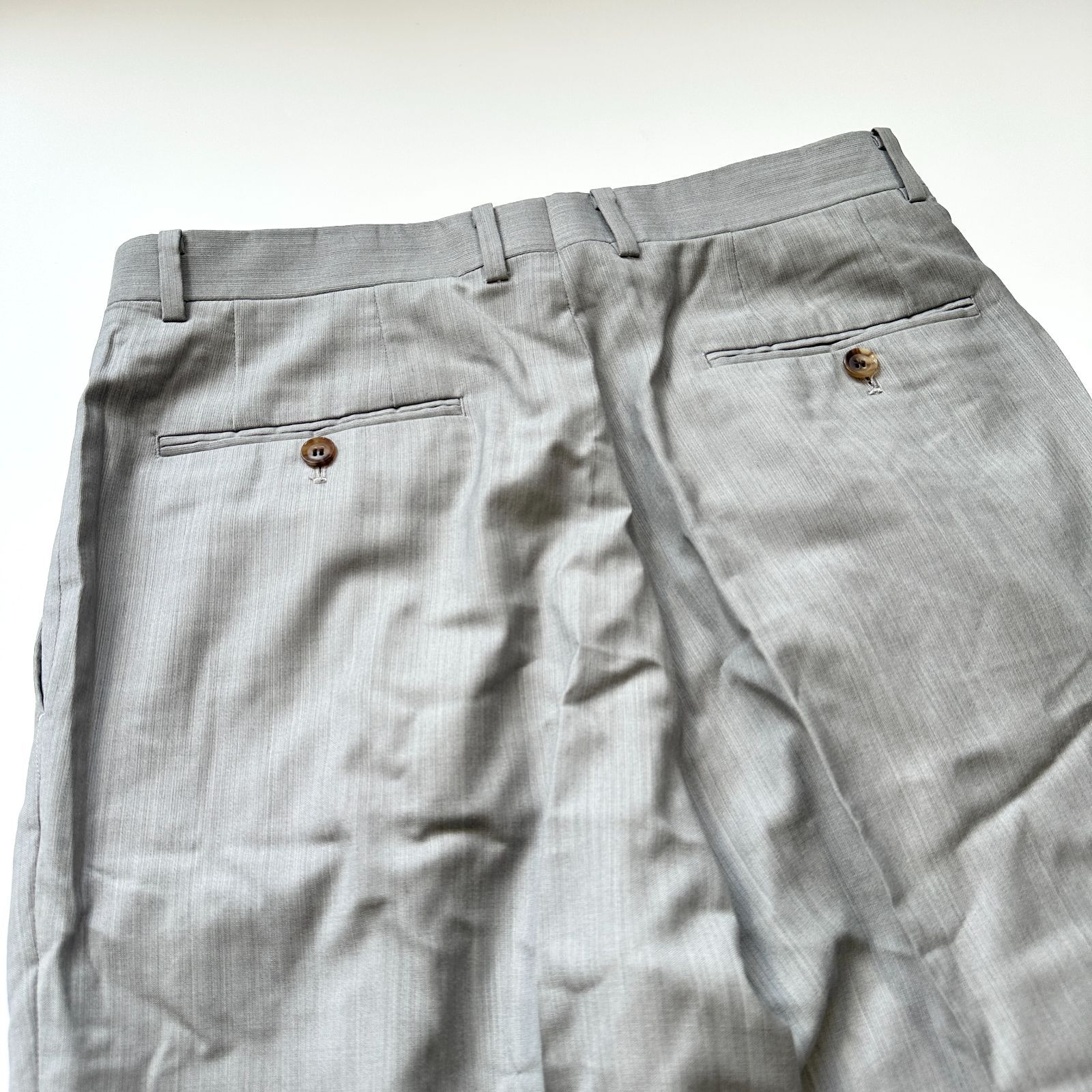 90s Christian Dior ツータック ワイドスラックス レーヨン クリスチャンディオール スラックス ワイド パンツ ツータック