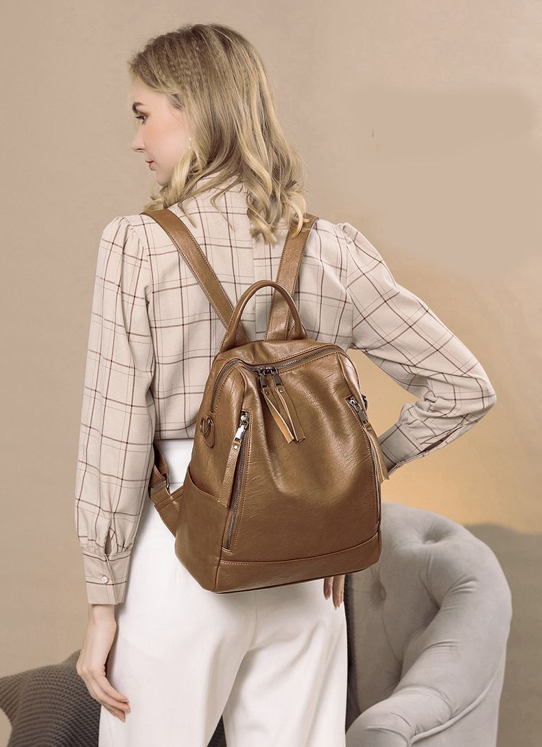 リュック レディース 大人 バックバッグ A4対応 本革 本革バッグ 通勤 通勤バッグ 大人 旅行 学生 通学 斜めがけ レザー 2wayバッグ 大容量 収納 上品 オシャレ 定番 トレンド シンプル プレゼント 新生活aidd01