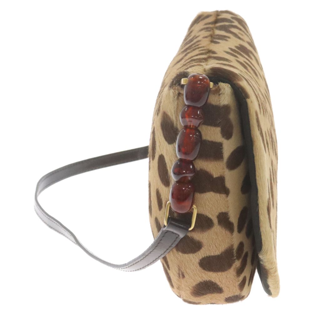 Christian Dior (クリスチャンディオール) レオパード 総柄 ハラコ  