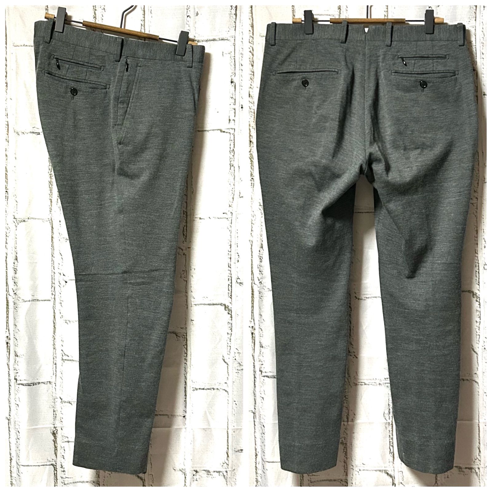 【最終処分価格】ナノ・ユニバース×佐藤テーラー　　カーキ　Lサイズ※パンツМ SATO TAILOR nano UNIVERSE サトウテーラー ナノユニバース cm tessuti