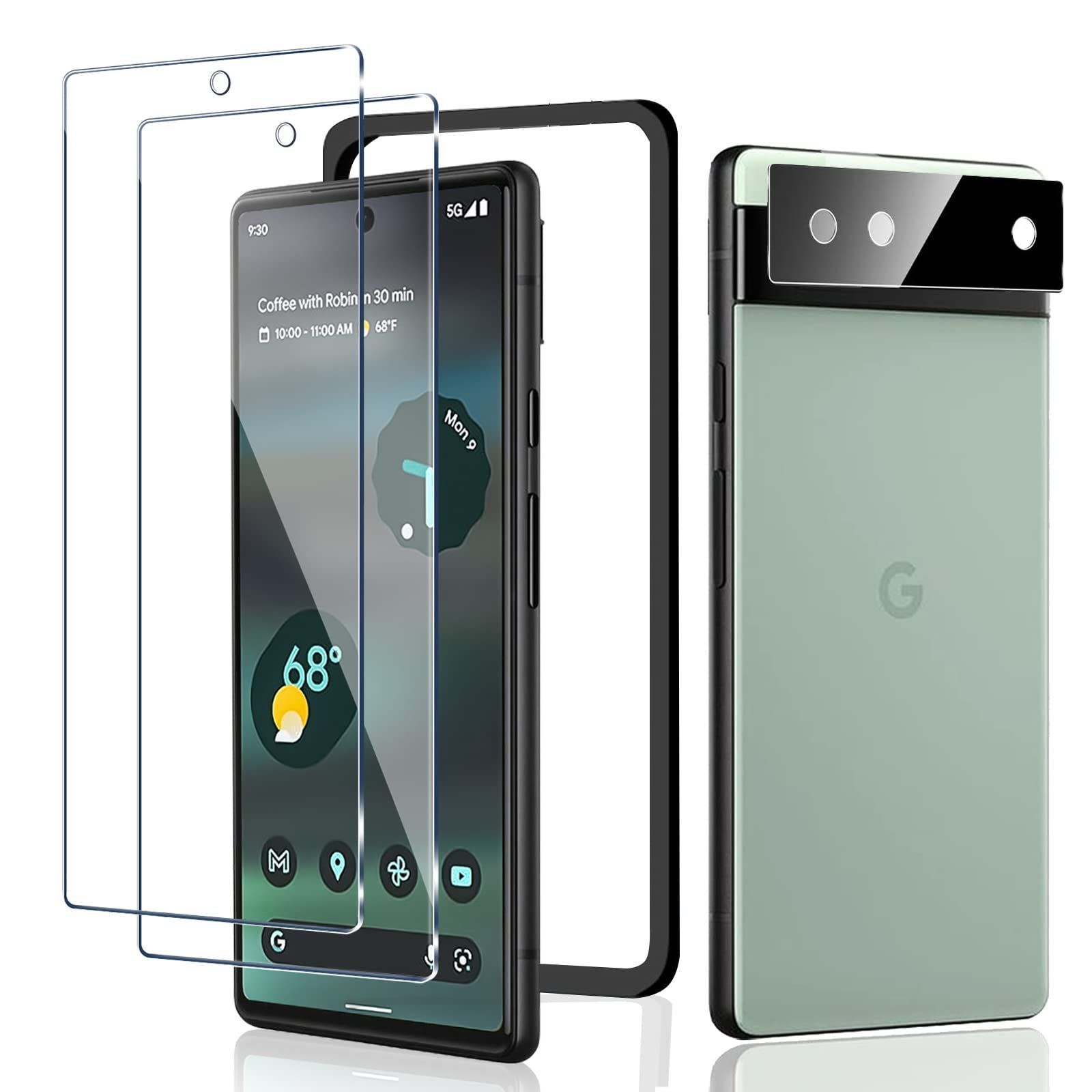 Pixel 6a 画面保護フィルム 強化ガラス加工