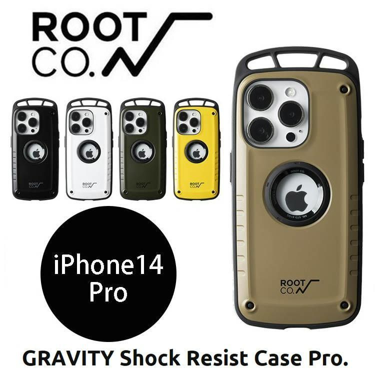 ROOT CO ルートコー【iPhone14Pro専用】GRAVITY Shock Resist Case Pro