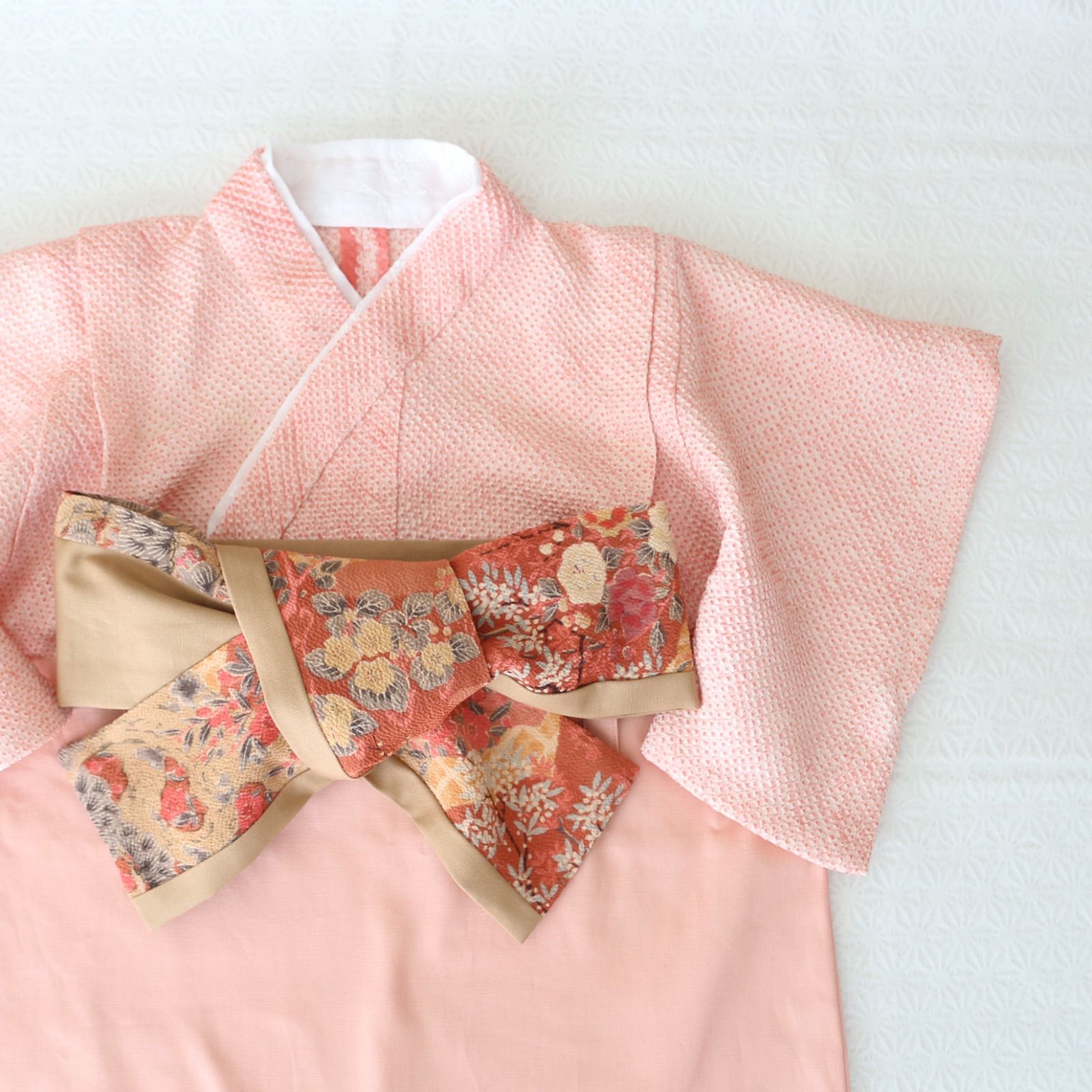 楽天市場】七五三 結び帯 箱せこセット 7歳 女の子 作り帯 筥迫(はこ