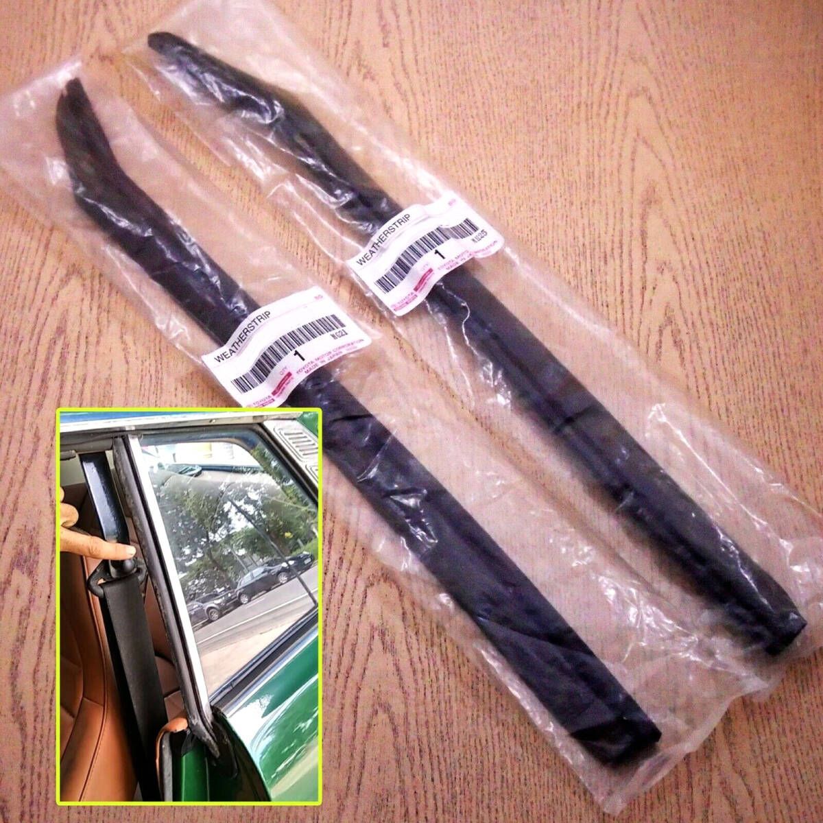 トヨタ純正 ダルマ セリカ クォータ ウィンドウ ウェザーストリップ CELICA TA22 TA23 RA23 RA20 RA21 WINDOW QUARTER WEATHERSTRIP