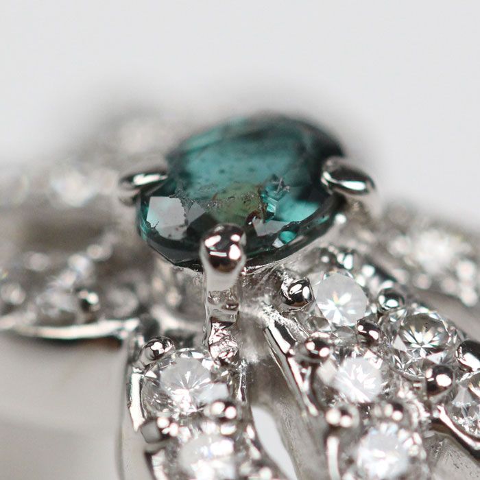 アレキサンドライト0.25ct ダイヤモンド0.50ct