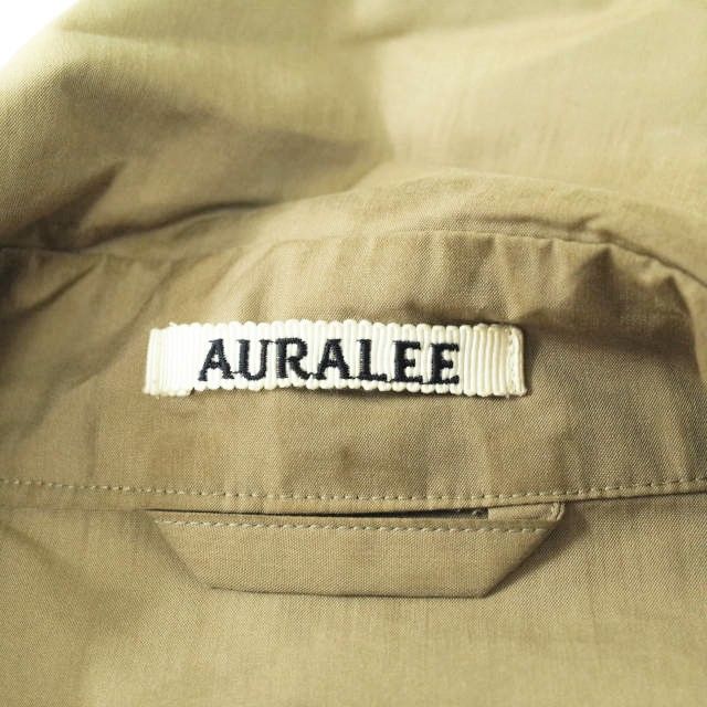 AURALEE オーラリー 20SS FINX POLYESTER BIG TRENCH COAT フィンクス