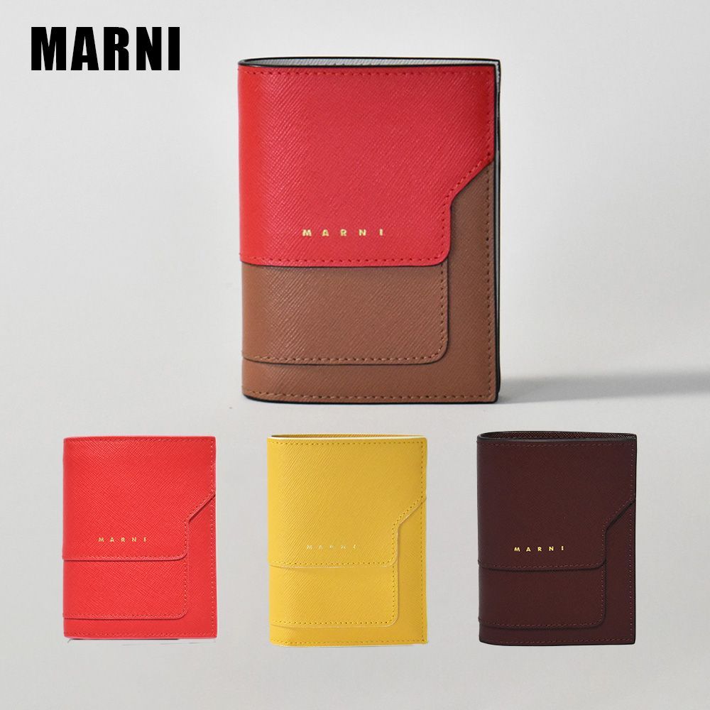 マルニ 財布 VANITOSI レディース ブランド 本革 MARNI 二つ折り財布２