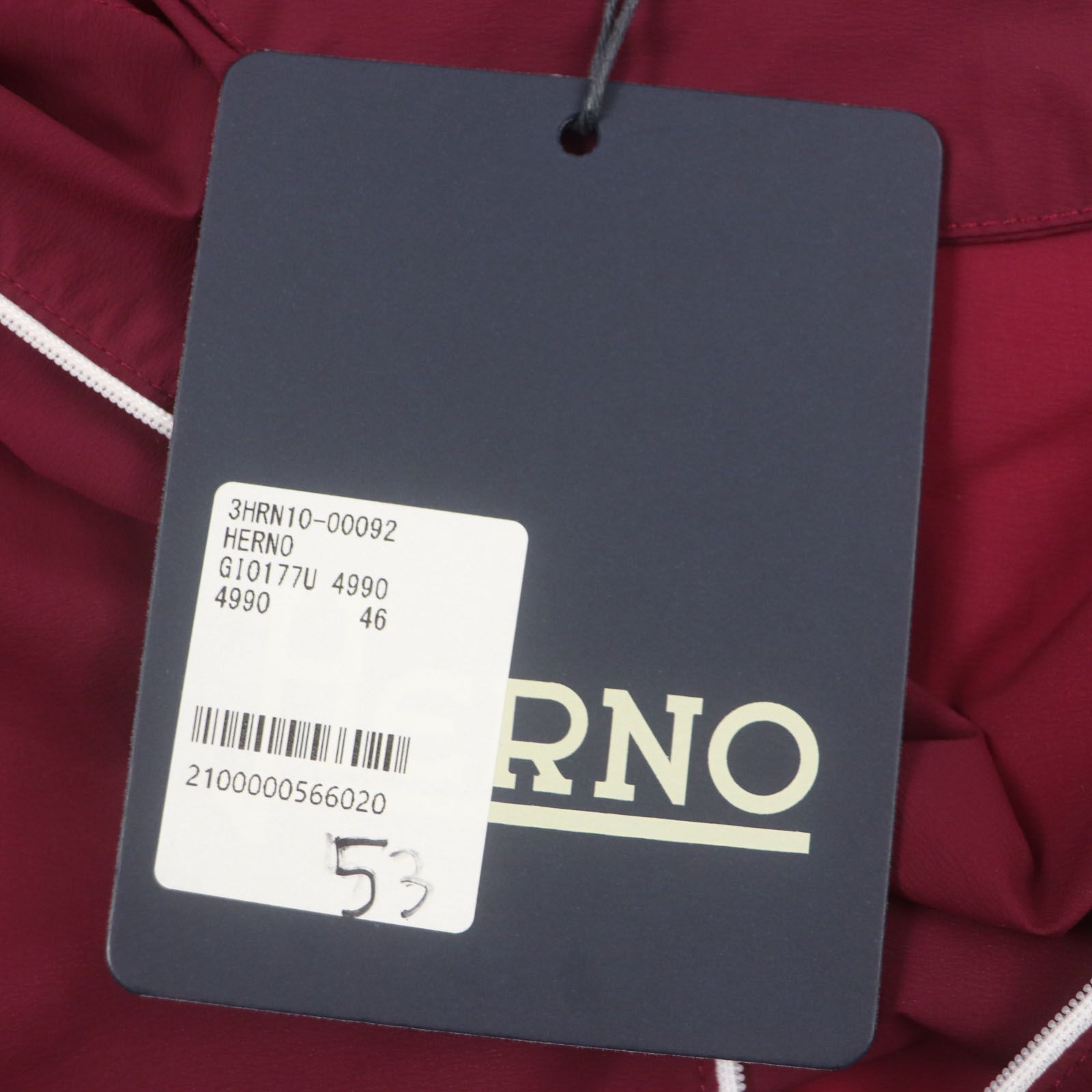 未使用品▼Herno ヘルノ 2018年製 GI0177U AIR-TECH フード付き メッシュ ジップアップ ジレ ベスト レッド 46 イタリア製 正規品 メンズ 未使用品▽Herno ヘルノ 2018年製 GI0177U AIR-TECH フード付き
