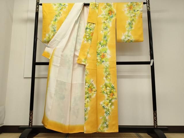 平和屋着物□上質な小紋 霞文 暈し染め 逸品 BAAJ4044fw