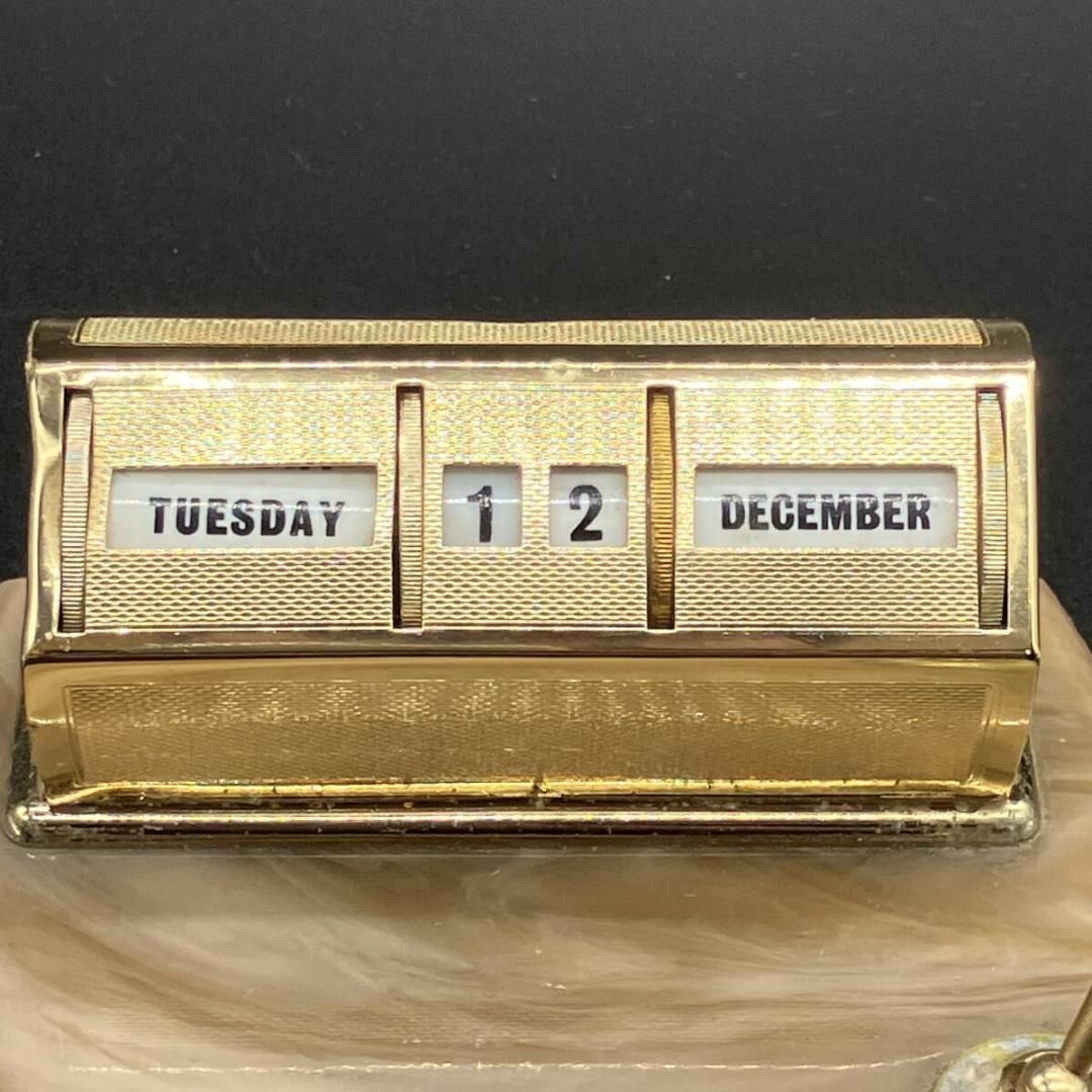英国ビンテージ　デスクカレンダー 万年 卓上カレンダー ステーショナリー　真鍮 英国ビンテージ 】 デスクカレンダー 万年 卓上カレンダー