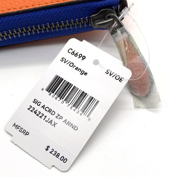 COACH コーチ C6699 ラウンドファスナーレザーウォレット 長財布