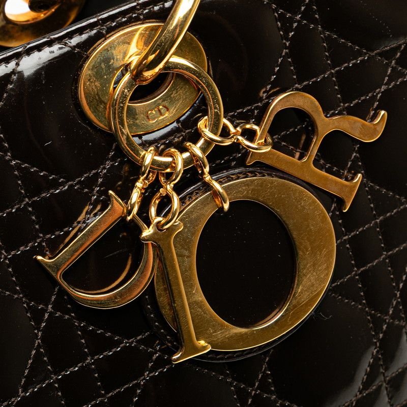 Dior レディディオール ブラック カナージュ レザー ハンドバッグ 2way 楽天市場】Dior ディオール レディディオール Ladydior