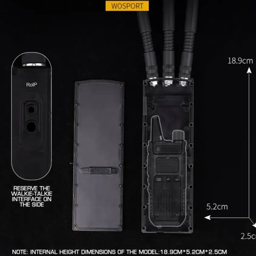 WoSport Persistent Systemsタイプ MPU5 レプリカ ダミー特小無線機