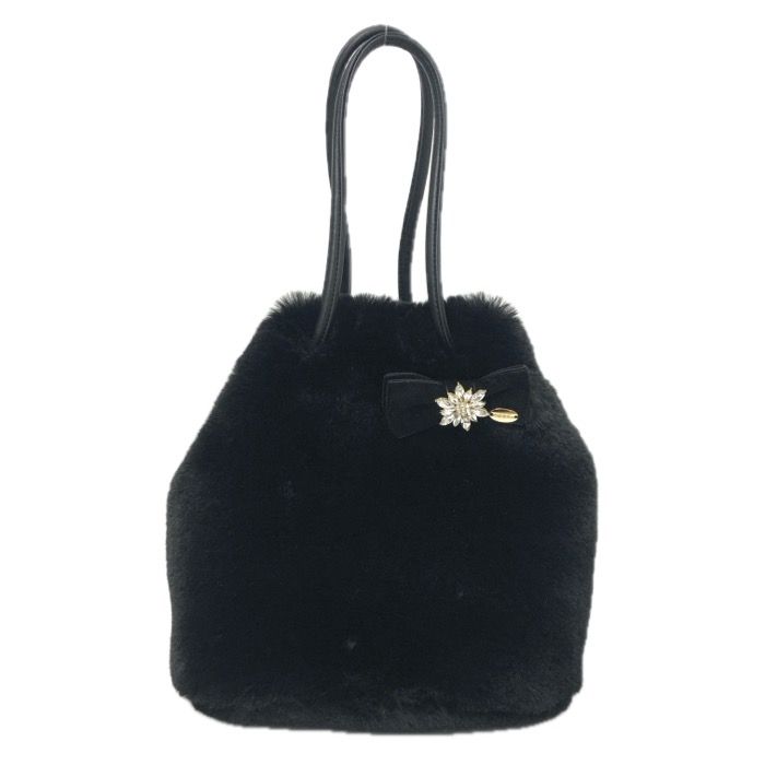 TOCCA ブラック ハンドバッグ リボン付き TOCCA｜TIED RIBBON NYLONBAG バッグ | Rakuten Fashion(楽天