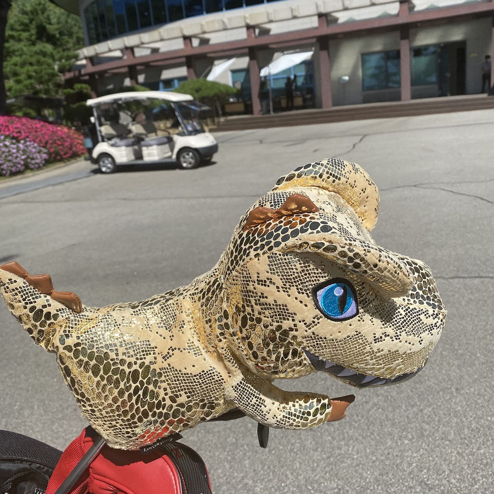 ゴルフヘッドカバー 恐竜ドライバーヘッドカバー