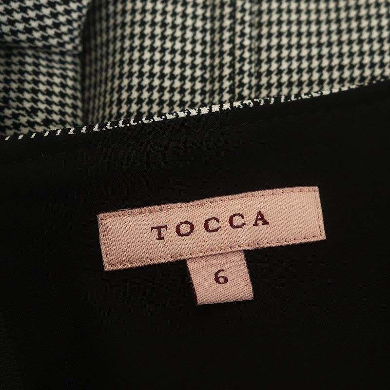 トッカ TOCCA 24SS POEM ドレス ワンピース ロング ミモレ丈 長袖 千鳥