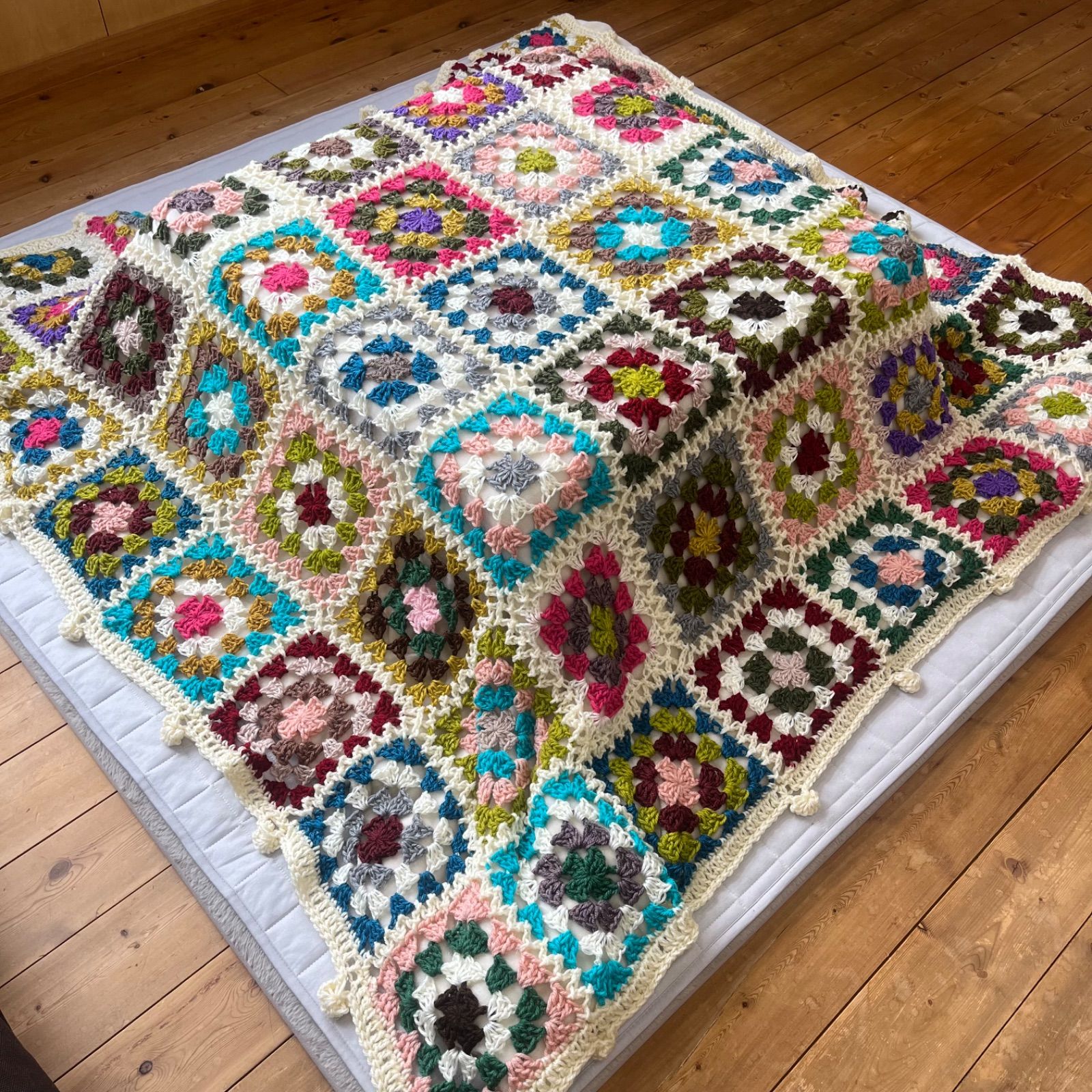 ハンドメイド こたつカバー マルチカバー ソファーカバー こたつカバー正方形c