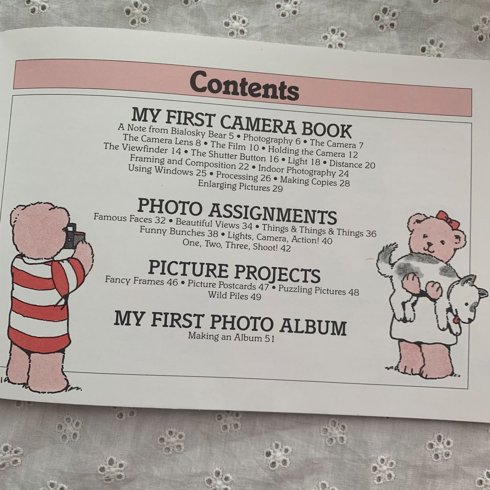 ヴィンテージ 絵本 洋書 My First Camera Book｜くま好きさん