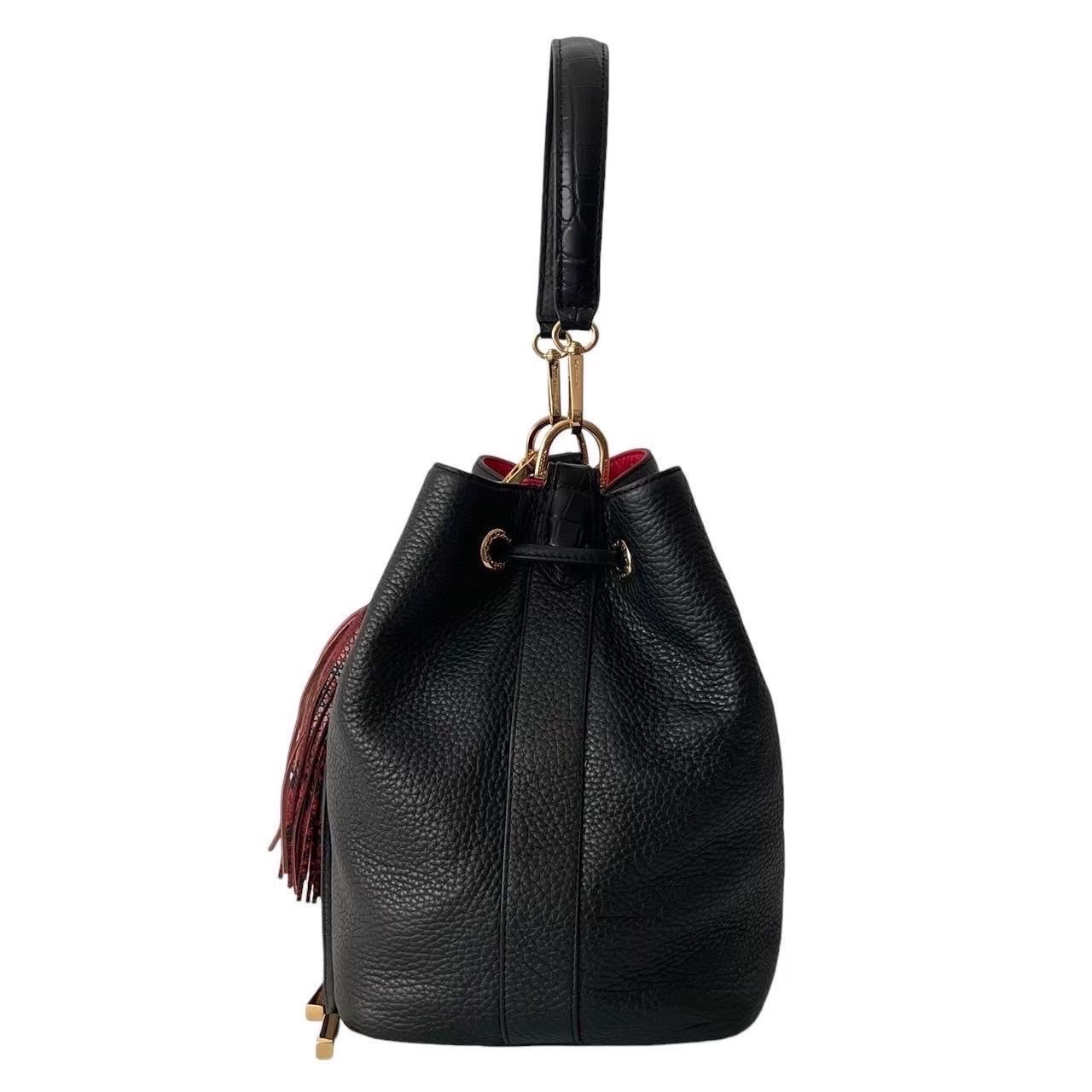 COCOCELUX GOLD レザーバッグ 黒 ココセリュックスゴールド COCOCELUX GOLD レザーバッグ キルティング