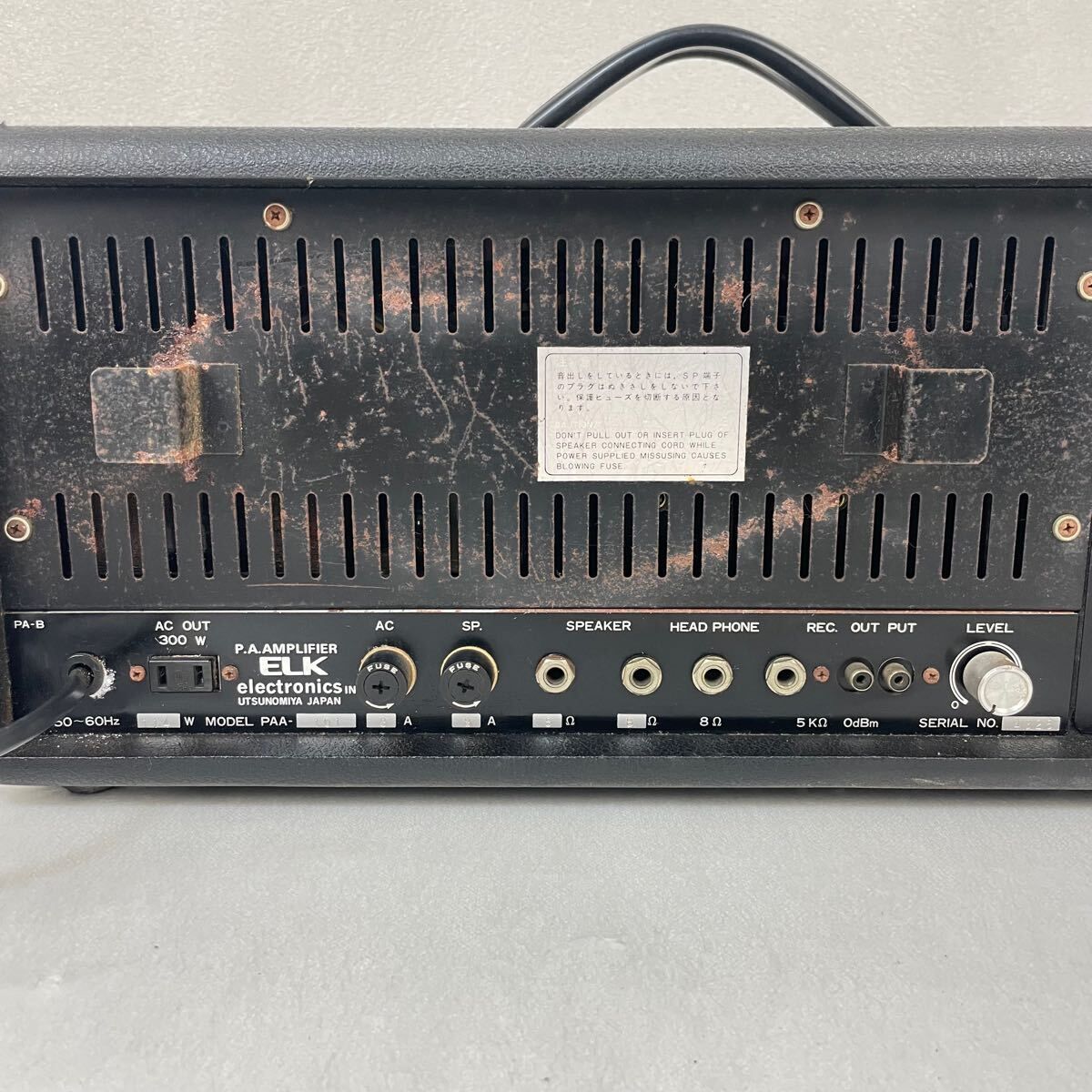 ELK エルク PA-101 SOLID STATE 6ch PAアンプ 国産ヴィンテージ ELK