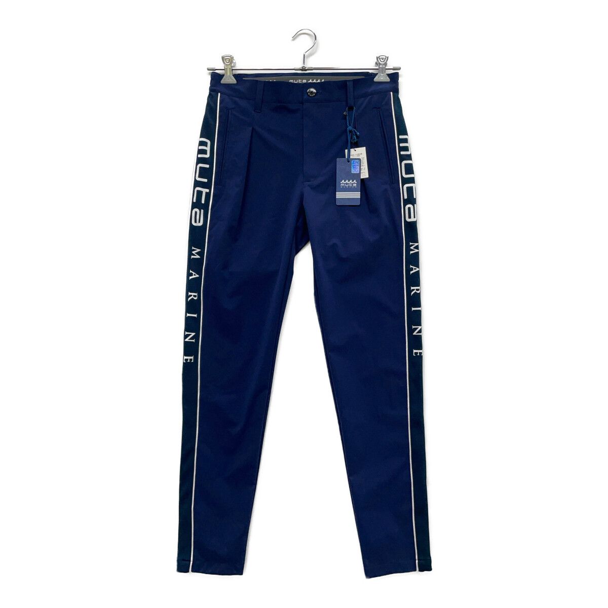 C*O様 MUTA MARINE ネイビー ロゴ入りパンツ　サイズ4 未使用品 メンズ ムータマリン muta MARINE パンツ 4(S) 紺