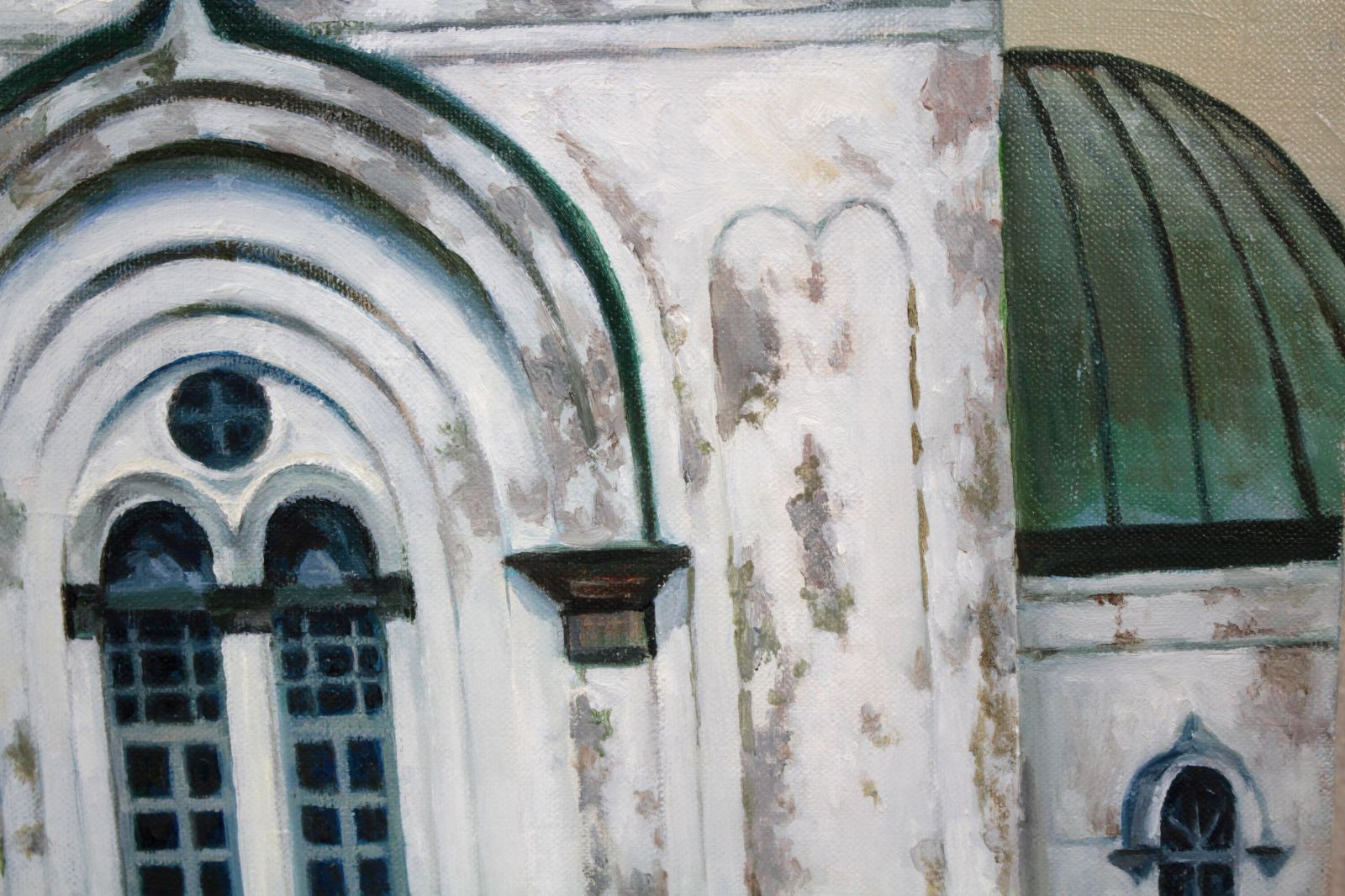 下山正八『教会』油彩画【真作保証】 絵画 - メルカリ