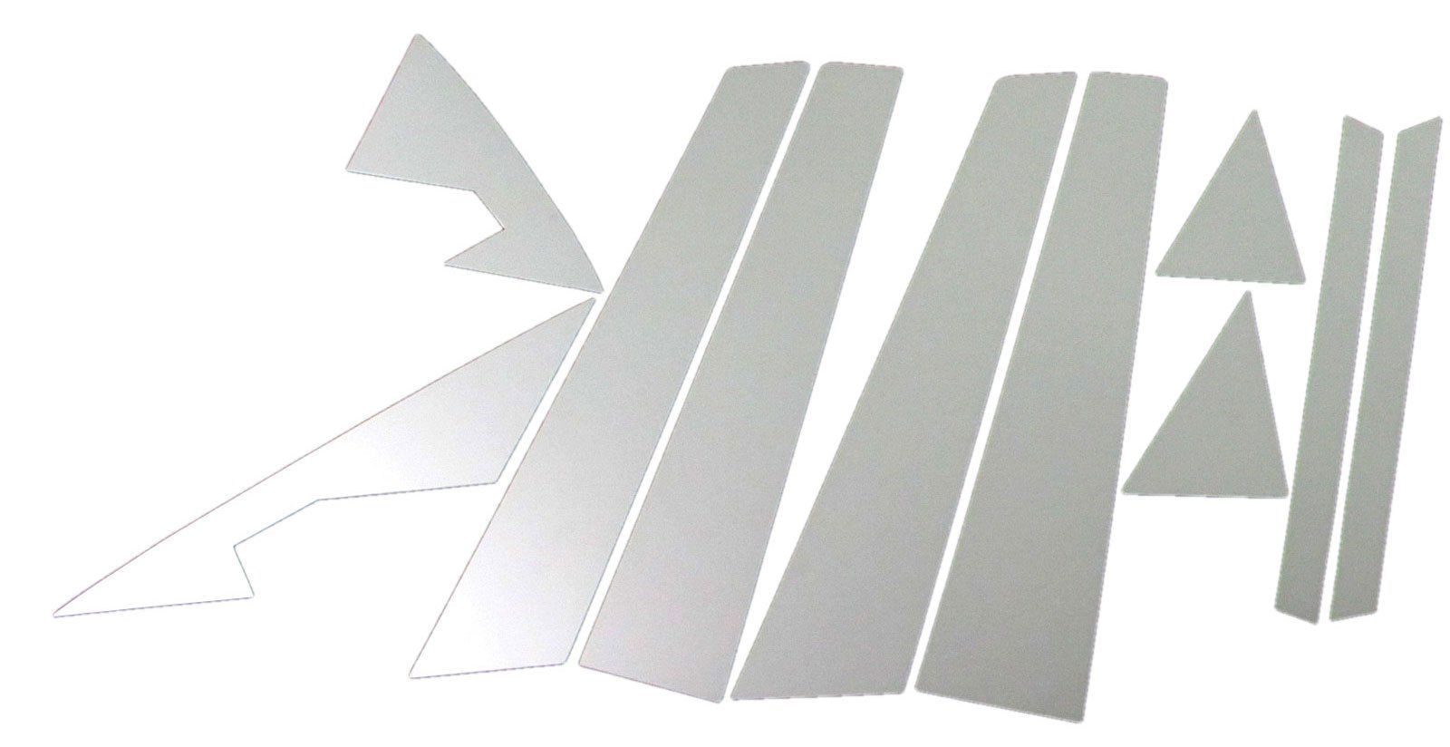 BRIGHTZ ティアナ J31 超鏡面ステンレスメッキピラーパネル バイザー無用 10PC PIL-SIL-245 PJ31 TNJ31 PJ TNJ NJ 31 テイアナ 4733