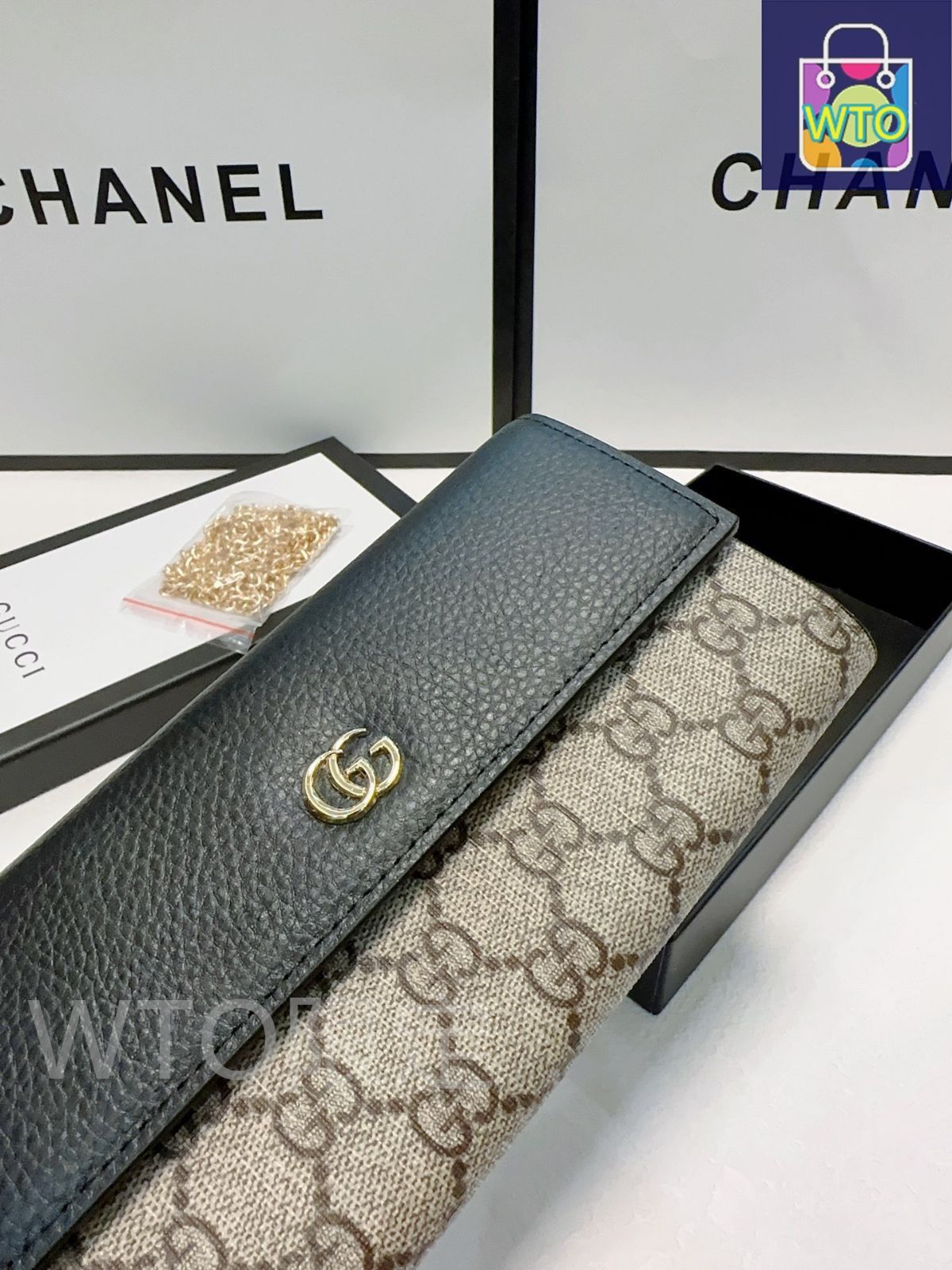 今日特価】Gucci グッチ ショルダーウォレット 高級レザーを使用