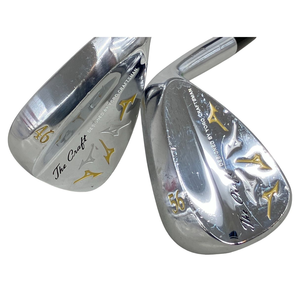 MIZUNO The Craft DESIGNED BY YORO CRAFTSMAN 46 56 ゴルフ クラブ ウェッジ 2本セット  DYNAMICGOLD ゴルフクラブ 中古 K9173174