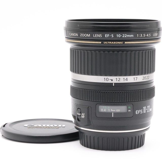 並品 Canon EF-S 10-22mm F3.5-4.5 USM｜APS-C対応 超広角ズームレンズ｜風景 建築 旅行撮影に最適｜ピントリングラバー劣化あり