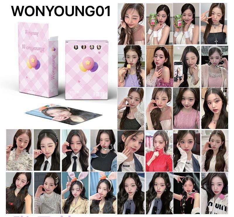 IVE 虹光トレカ50枚セット アイヴ WONYOUNG ウォニョン LEESEO