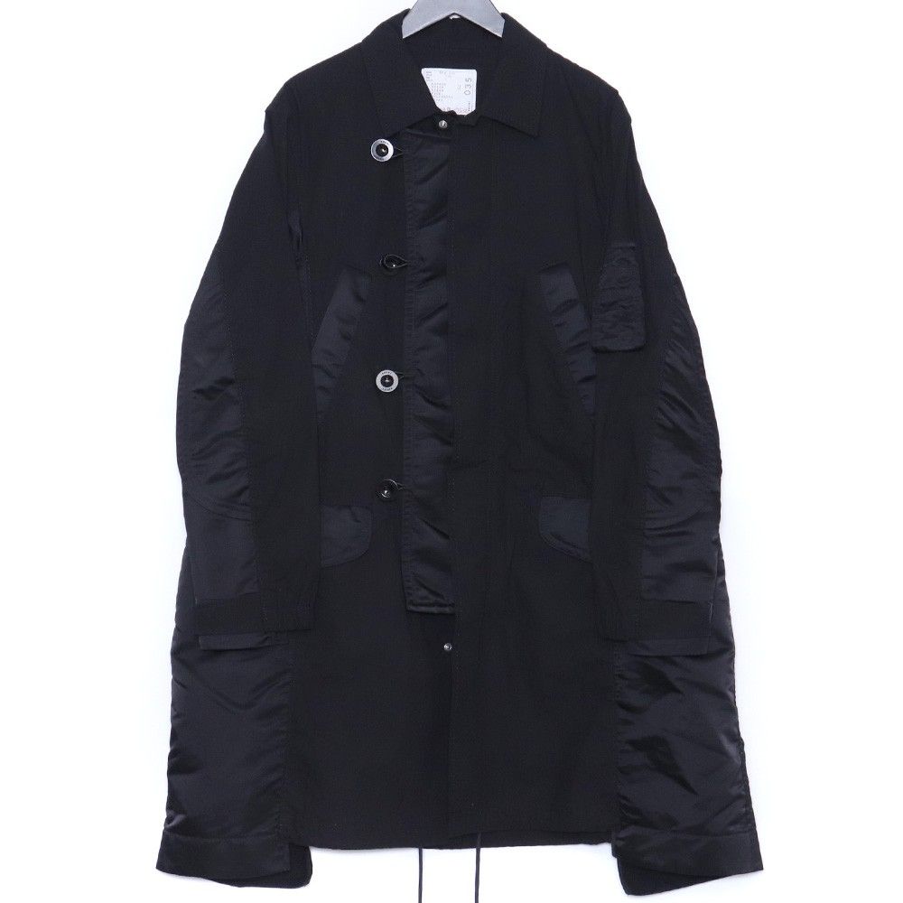 名作 sacai Military Coat サイズ1 ブラック サカイ コート 名作 sacai Military Coat サイズ1 ブラック サカイ コート