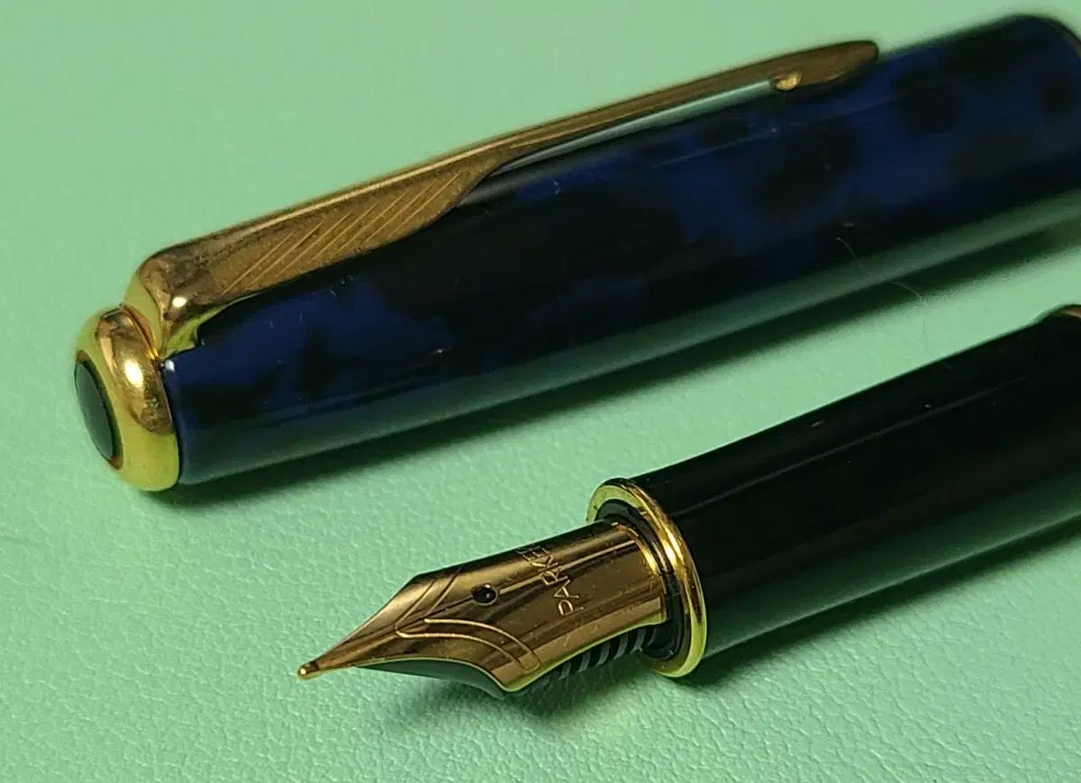 パーカー PARKER ソネット 球状 ミッドナイト ブルー マーブルブルー 万年筆 X ニップ 1996 毎年