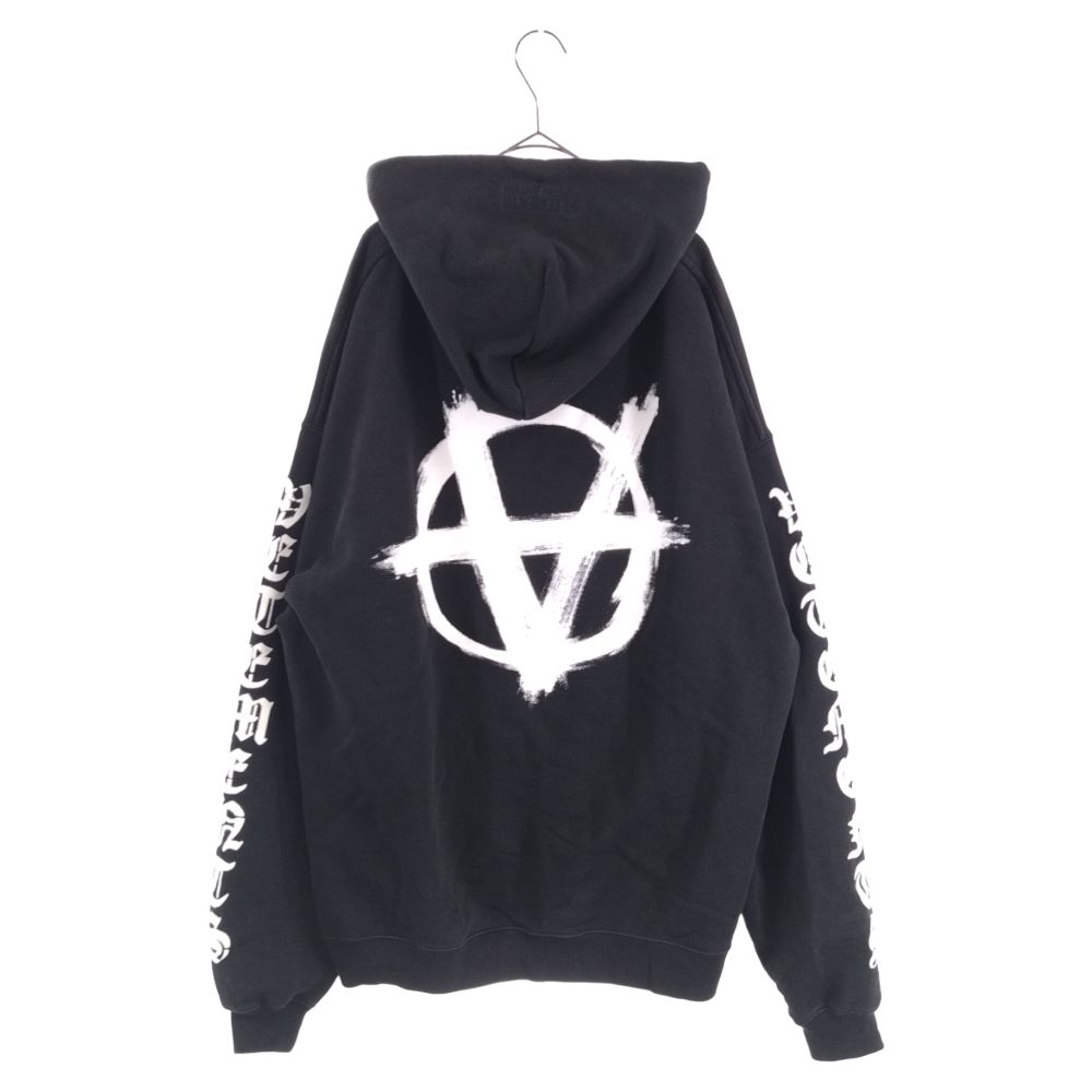 VETEMENTS ヴェトモン 21SS ANARCHY GOTHIC HOODIE UE51TR650B ...