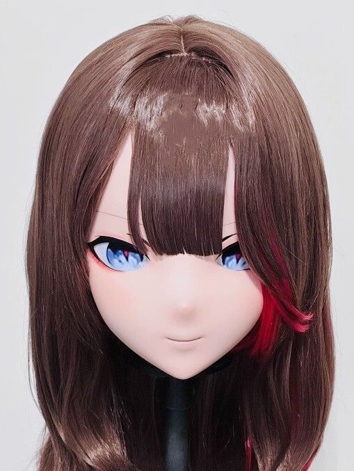 全頭マスク カツラ付き ロック付き NO.98 フルマスク ドール