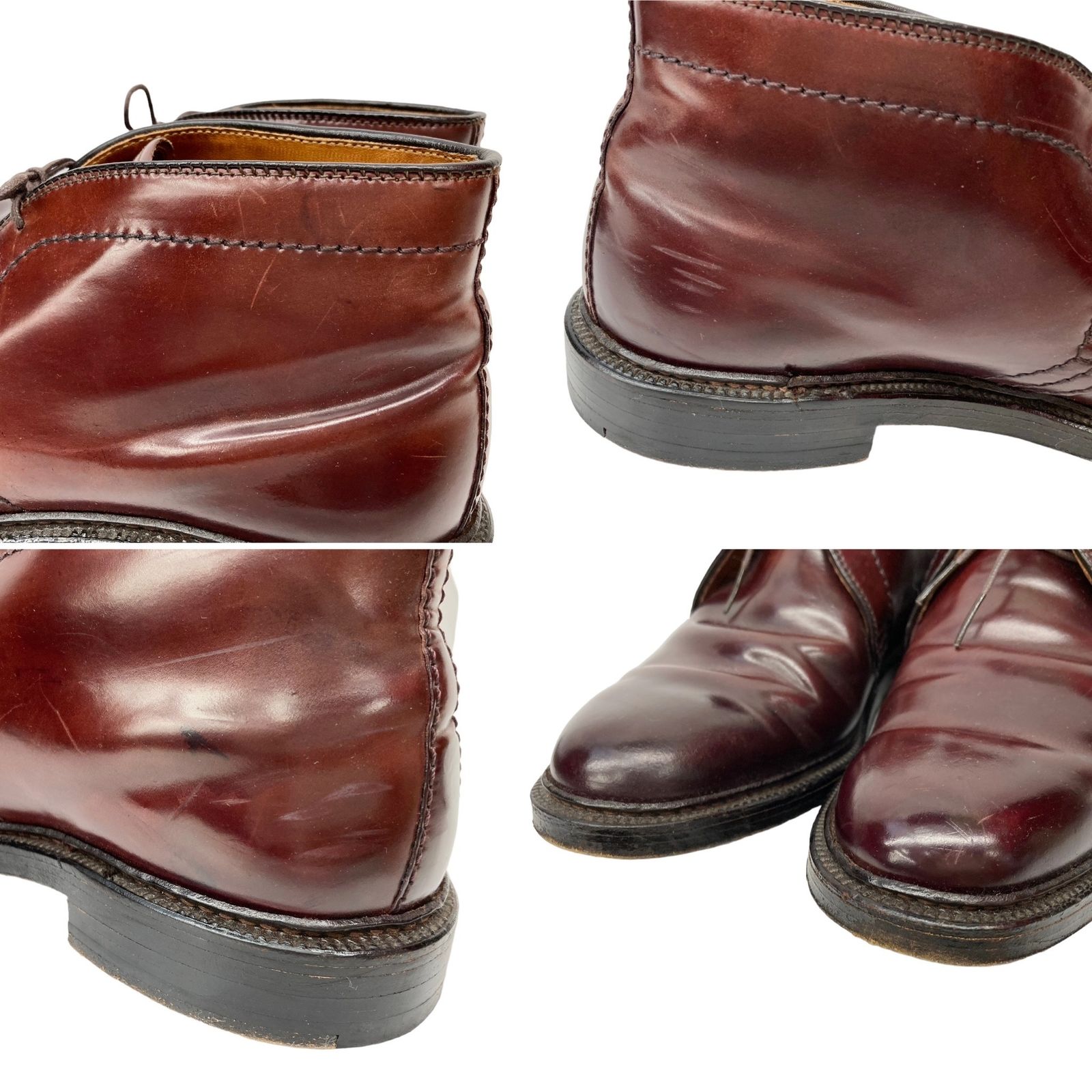 USA製 Alden (オールデン) チャッカブーツ コードバン レザー 