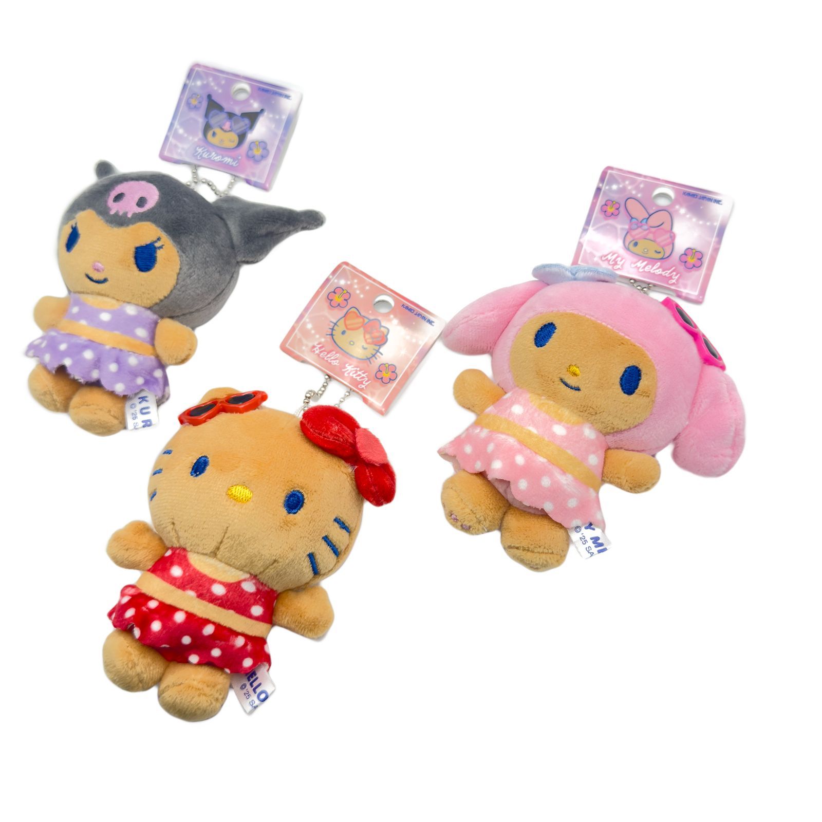 サンリオ ナイトパーティーマスコットキーホルダー 日焼けキティ