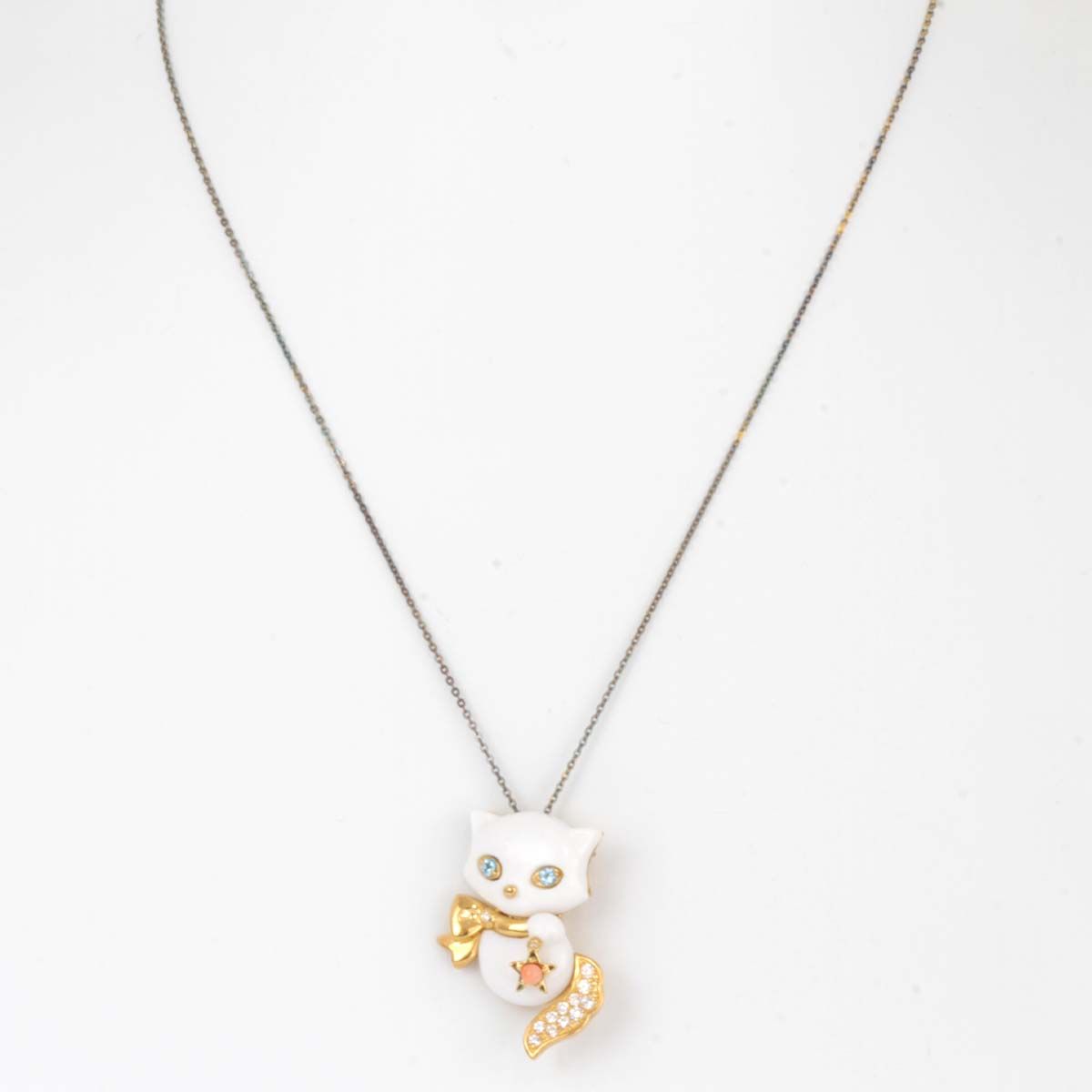 USED』 シルバー925 IEI cat ネックレス 2本セット ネックレス - メルカリ