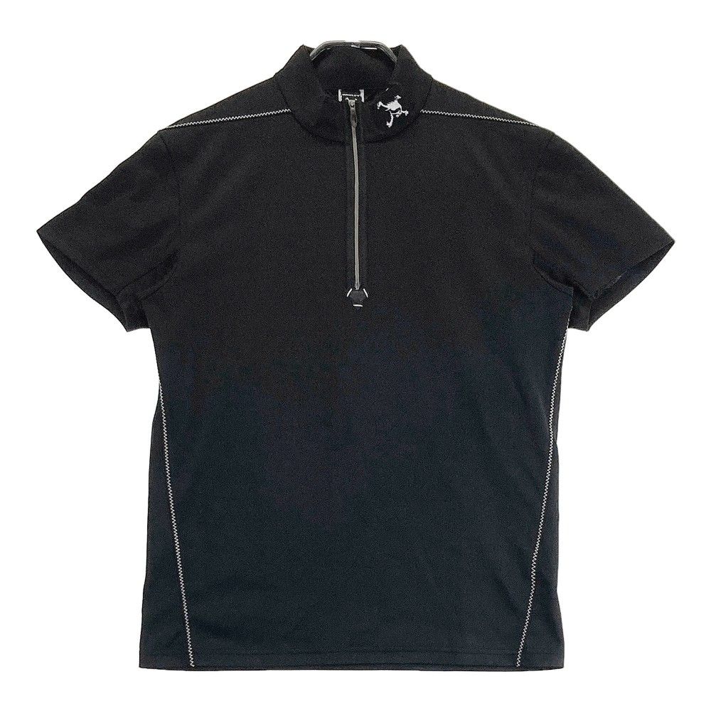 OAKLEY オークリー スカルコレクション ハーフジップ シャツ 半袖 ウェア OAKLEY オークリー スカル刺繍ロゴ ハーフジップシャツ 半袖