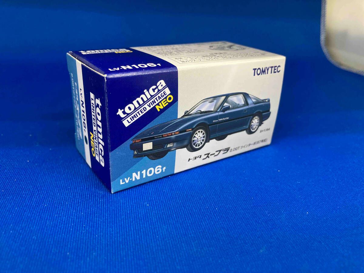 トミカ LV-N106f トヨタ スｰプラ 2.0 GTツインタｰボ 紺 87年式