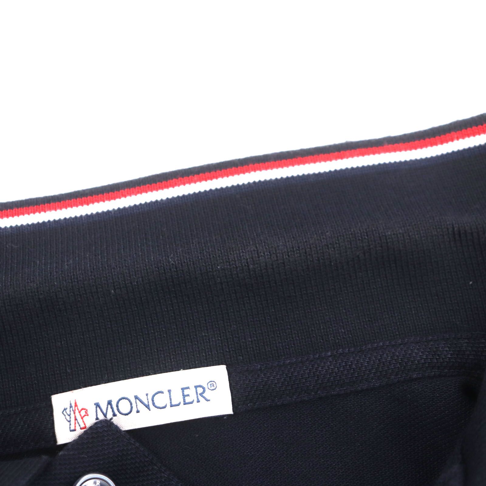美品▽MONCLER モンクレール コットン100% ワッペン付き ロゴ