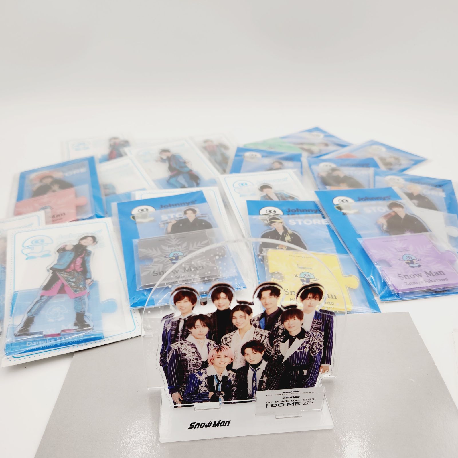 SnowMan/団扇 目黒蓮 アクリルスタンド ステージフォト 団扇 セット