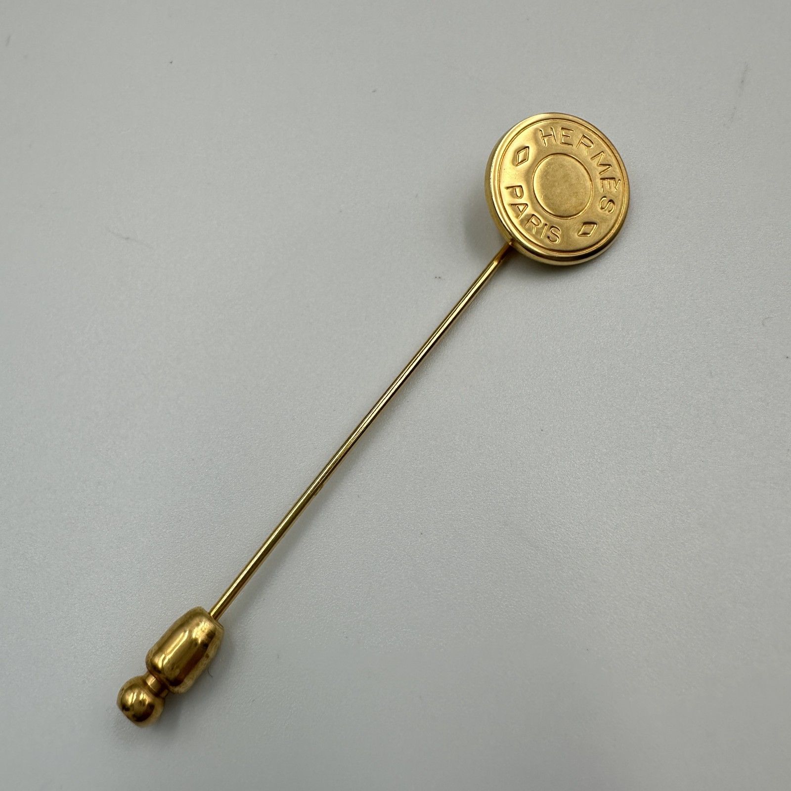 エルメス セリエピン ブローチ ゴールド金具 チャーム サークル - メルカリ