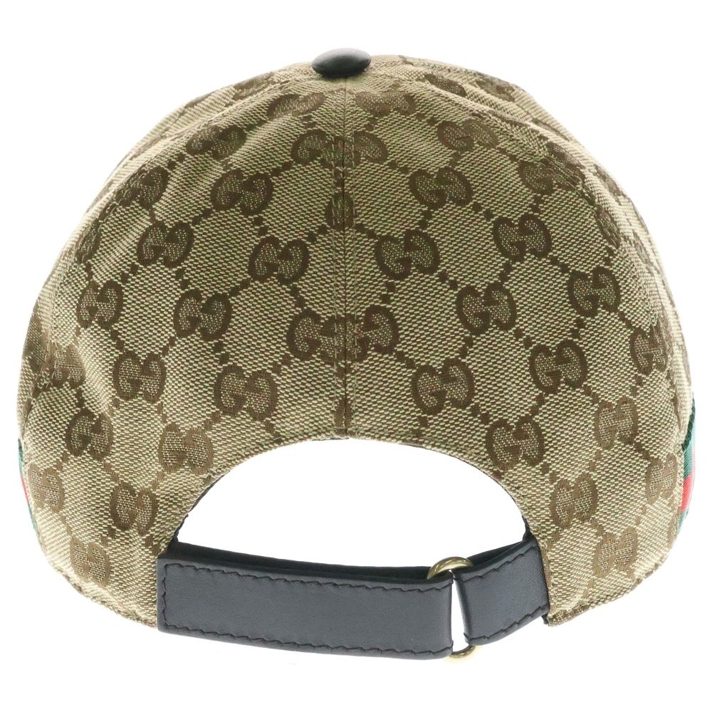 GUCCI グッチ   GGキャンバス  ベースボール キャップ シェリーライン GUCCI (グッチ) GGキャンバスシェリーラインベースボール