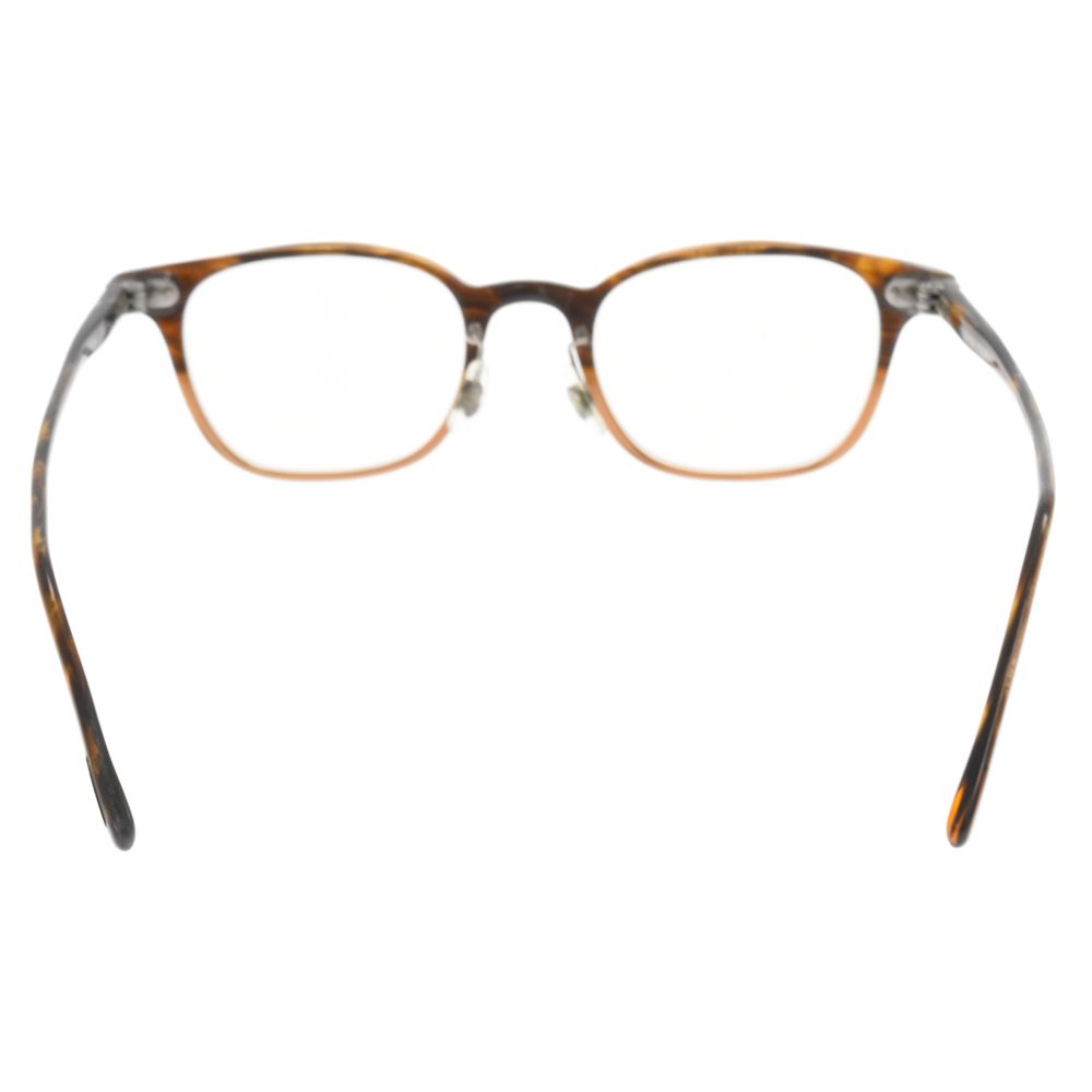 OLIVER PEOPLES (オリバーピープルズ) GRIFFITH WSTN ウェリントン クリアレンズサングラス 眼鏡 ブラウン ※度あり -  メルカリ