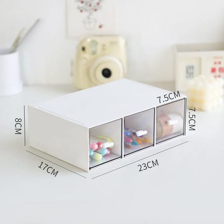 収納ケース 引き出し 3段 収納ボックス 化粧品 文房具 文具収納