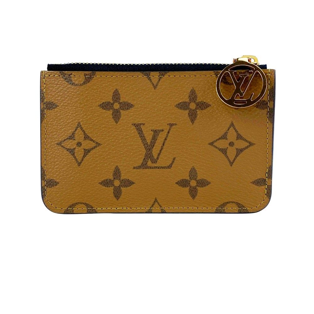 ルイヴィトン ポルトカルト ロミー カードケース コインケース モノグラム リバース ブラウン ノワール M 81912 箱 453380 9